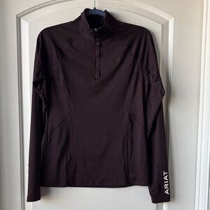 Ariat AriatTek 1/4 Zip- Women’s M- Dark Brown